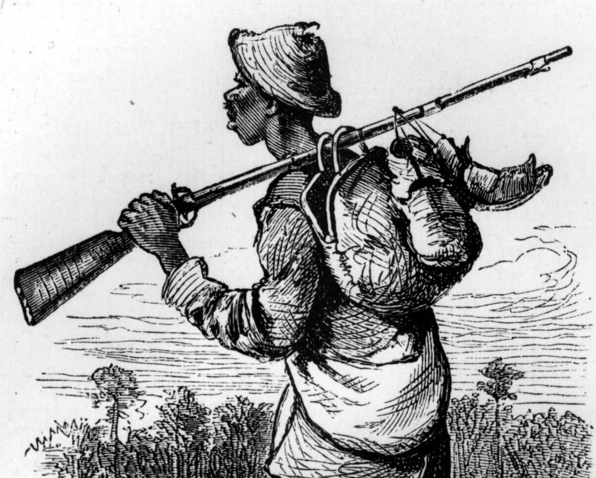African Americans exercised their new freedom in many ways; one of them was traveling where and when they chose. This engraving was published in Edward King’s <em>The Great South</em>, one of many postwar surveys of southern life. Northerners were curious to learn about the region that they had defeated in war.